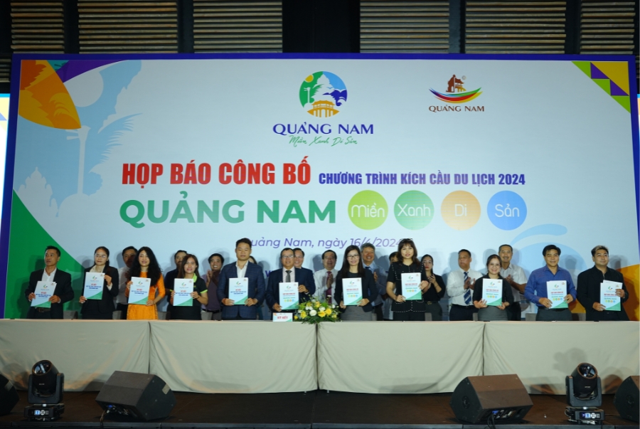 MORE THAN 100 ENTERPRISES, INCLUDING MONTGOMERIE LINKS, PARTICIPATED IN THE STIMULUS PROGRAM FOR TOURISM IN QUANG NAM IN 2024